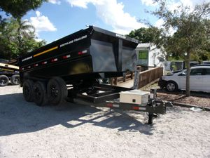 New 2025 Southland 7 x 14 High Side 16k Dump Trailer